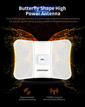 Load image into Gallery viewer, COMFAST 5-25Km Long Range 30dBm High Power Outdoor WiFi CPE 900Mbp 5G 26dbi Antenna AP Signal Amplifier