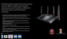 Load image into Gallery viewer, ASUS RT-AC88U AC3100 WiFi Router Top 5 Best Gaming 4K Wireless Router VPN Client 802.11ac 3167Mbps MU-MIMO 2.4GHz/5GHz 8*1000Mbps