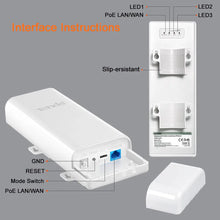 Load image into Gallery viewer, Tenda O6 10KM 5GHz 11ac 867Mbps Outdoor CPE Wireless Bridge WiFi Repeater Extender AP Access Point Bridge POE 1* 10/100 / 1000BaseTX interface
