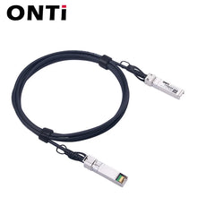 Load image into Gallery viewer, ONTi 10G SFP+ Twinax Cable, Direct Attach Copper(DAC) Passive Cable, 0.5-7M, for Cisco, Huawei, MikroTik, HP, Intel...Etc Switches