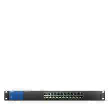 Load image into Gallery viewer, Linksys LGS124P PoE+ Switch 16-Port Business Desktop Gigabit Wired Connection Speed Up To 1,000 Mbps 24 Gigabit Ethernet