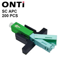 Load image into Gallery viewer, ONTi High Quality 53MM SC APC SM Single-Mode Optical Connector FTTH Tool Cold Connector Tool SC UPC Fiber Optic Fast Connnector