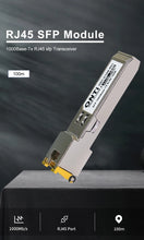 Load image into Gallery viewer, ONTi Gigabit RJ45 SFP Module 1000Mbps SFP Copper RJ45 SFP Transceiver Module Compatible for Cisco/Mikrotik Ethernet Switch