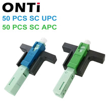 Load image into Gallery viewer, ONTi High Quality 53MM SC APC SM Single-Mode Optical Connector FTTH Tool Cold Connector Tool SC UPC Fiber Optic Fast Connnector