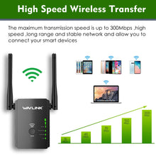 Load image into Gallery viewer, Wavlink Dual Band Wireless WiFi Repeater 2.4G&5G WiFi Extender/Router WiFi Boost Easy Install Wall-plug WPS Button