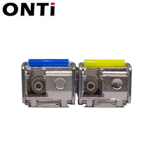 Load image into Gallery viewer, ONTi Gigabit SFP Module SM LC WDM 1.25G Bidi Single Mode Fiber Optical Transceiver LC PC/UPC/APC Fiber Cables, 1310nm/1490nm/1550nm