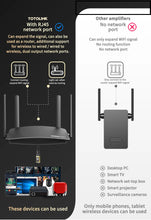 Load image into Gallery viewer, TOTOLINK A720R AC1200 WiFi Router 2.4GHz/5GHz WiFi Repeater 4*5dBi External Antennas Support IPTV