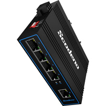 Load image into Gallery viewer, Industrial Ethernet Switch XPTN-9000-45-5TX Fast Network 5 Port 10/100Base-T DIN-rail IP40 Outdoor Network Switch 1G