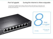 Load image into Gallery viewer, TP-Link TL-SG1008D 8Port Gigabit Ethernet Switch Smart Switcher 1000Mbps Ethernet Network Hub 1GE RJ45 1GB Internet LAN Splitter