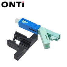 Load image into Gallery viewer, ONTi High Quality 53MM SC APC SM Single-Mode Optical Connector FTTH Tool Cold Connector Tool SC UPC Fiber Optic Fast Connnector