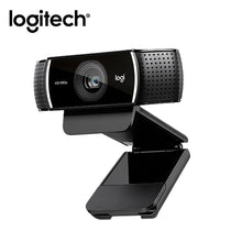 Load image into Gallery viewer, Logitech C922 Pro HD Webcam 1080P Autofocus Built-in Microphone Stream HD Anchor Camera With tripod CMOS image Sensor CE Certified