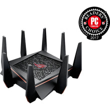 Load image into Gallery viewer, Asus router WiFi 5Ghz AC3100 Gigabit Router Dual Frequency 2.4G 5G wireless 5G WiFi Repeater with 8*6dBi high gain Antennas - Let's Fibre Technologies