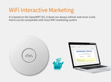 Load image into Gallery viewer, COMFAST CF-E320V2 300M WiFi Ceiling Wireless AP 802.11b/g/n QCA9533 Enterprise Wifi System 48V PoE OPEN DDWRT