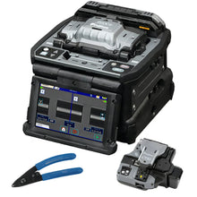 Load image into Gallery viewer, Fiber Optic Fusion Splicer FSM-90S+ GPRS Compatible 7sec Splicing Time 6380mAh Battery, 2.8kg, Wired LAN,GPRS,4G,3G,fttx,backbone