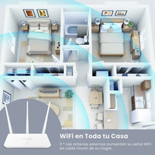 Load image into Gallery viewer, Tenda F3 300Mbps wireless router Repeater AP router Mode 1WAN+3LAN RJ45 Port Multi Language Firmware 3 Internal Antenna