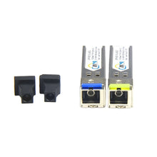 Load image into Gallery viewer, Fiber Optic SFP 1.25G SFP Module Compatible 3km SC Connector 1.25Gbps/1.0625Gbps Single-mode Fiber FTTx Solutions 1310/1550nm