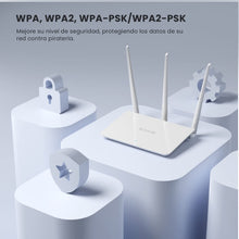 Load image into Gallery viewer, Tenda F3 300Mbps wireless router Repeater AP router Mode 1WAN+3LAN RJ45 Port Multi Language Firmware 3 Internal Antenna