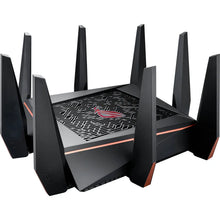 Load image into Gallery viewer, Asus router WiFi 5Ghz AC3100 Gigabit Router Dual Frequency 2.4G 5G wireless 5G WiFi Repeater with 8*6dBi high gain Antennas - Let's Fibre Technologies