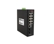 Load image into Gallery viewer, ONV Industrial POE Switch 802.3 Af/at 48V 4/8/16/24 x 10/100/1000Mbps PoE Port with 120W/240w Power Supply, 16G switching capacity