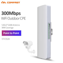 Load image into Gallery viewer, Comfast 5-11KM 5GHz Outdoor Access Point Wireless Bridge Long Distance WiFi CPE Router Wifi Signal Amplifier Extender AP