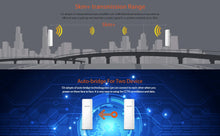 Load image into Gallery viewer, Tenda 2.4GHz Outdoor Long-Range CPE 12dBi, 5km+ | Point to Point Wireless Bridge | AP/Station/WISP/P2MP/WDS Repeater/Router