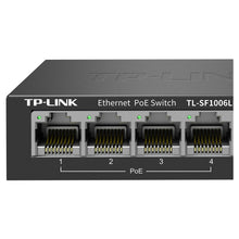 Load image into Gallery viewer, TP-Link TL-SF1006LP 4-Port 100Mbps PoE switch/4FE (PoE)+2FE 41W 802.3af/at for IP Cameras and Access Points with Auto MDI/MDIX