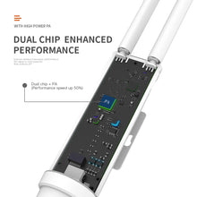 Load image into Gallery viewer, COMFAST CF-EW72 V2 Dual Band 2.4G+5.8G Outdoor WiFi Router Waterproof Range Extender 1200Mbs AP