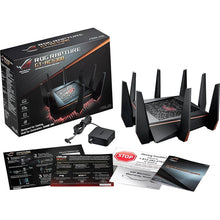 Load image into Gallery viewer, Asus router WiFi 5Ghz AC3100 Gigabit Router Dual Frequency 2.4G 5G wireless 5G WiFi Repeater with 8*6dBi high gain Antennas - Let's Fibre Technologies