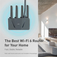 Load image into Gallery viewer, GL.iNet GL-AX1800 (Flint) WiFi 6 Router - Dual Band Gigabit Wireless, 5 x 1G Ethernet Ports, Amazing OpenVpn & WireGuard Speed