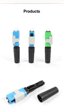 Load image into Gallery viewer, ONTi Newest 50-200pcs SC UPC/APC Single-Mode Fiber Optic Quick connector FTTH Cold Connector Tool Field Assembly Adapter
