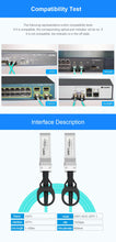 Load image into Gallery viewer, ONTi 10G SFP+ AOC Cable - 10GBASE Active Optical SFP Cable, 1-100Meter, for Cisco, Huawei, MikroTik, HP, Intel, Dell...Etc Switches