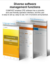 Load image into Gallery viewer, 1KM WiFi Range Wireless Outdoor CPE Router WIFI Extender 2.4G 300Mbps WiFi Bridge Access Point AP Antenna Repeater CF-E130