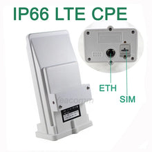 Load image into Gallery viewer, Support POE Yeacomm YF-P11 Outdoor 4G CPE Router Access Point Bridge LTE 150M Wth 8dbi Built-in Antenna