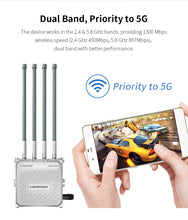 Load image into Gallery viewer, COMFAST CF-WA900 V2 1750Mbps Outdoor WiFi Dual Band High Power Wireless Base Station Amplifiers OMNI-DIRECTIONAL 3-5KM Coverage