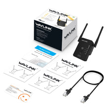 Load image into Gallery viewer, Wavlink Dual Band Wireless WiFi Repeater 2.4G&5G WiFi Extender/Router WiFi Boost Easy Install Wall-plug WPS Button