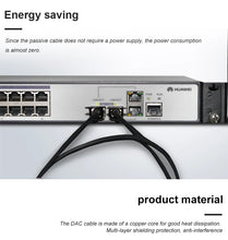 Load image into Gallery viewer, ONTi 10G SFP+ Twinax Cable, Direct Attach Copper(DAC) Passive Cable, 0.5-7M, for Cisco, Huawei, MikroTik, HP, Intel...Etc Switches