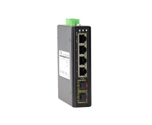Load image into Gallery viewer, ONV Industrial POE Switch 802.3 Af/at 48V 4/8/16/24 x 10/100/1000Mbps PoE Port with 120W/240w Power Supply, 16G switching capacity