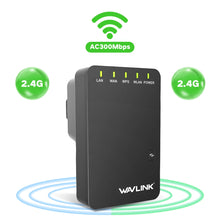 Load image into Gallery viewer, Wavlink Dual Band Wireless WiFi Repeater 2.4G&5G WiFi Extender/Router WiFi Boost Easy Install Wall-plug WPS Button