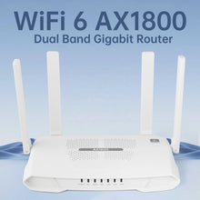 Load image into Gallery viewer, EDUP RT2983 High Speed AX1800 Wifi 6 Mesh Router Smart Dual Band Wifi5 Wifi6 OpenVPN Router 2.4G at 600Mbps, 5G at 1200Mbps