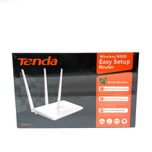 Load image into Gallery viewer, Tenda F3 300Mbps wireless router Repeater AP router Mode 1WAN+3LAN RJ45 Port Multi Language Firmware 3 Internal Antenna