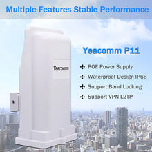 Load image into Gallery viewer, Support POE Yeacomm YF-P11 Outdoor 4G CPE Router Access Point Bridge LTE 150M Wth 8dbi Built-in Antenna