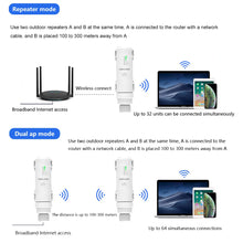 Load image into Gallery viewer, Wavlink High Power AC1200/600/300 Outdoor Repeater AP WiFi Router Dual Dand 2.4G+5Ghz Long Range Extender