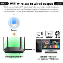 Load image into Gallery viewer, TOTOLINK A720R AC1200 WiFi Router 2.4GHz/5GHz WiFi Repeater 4*5dBi External Antennas Support IPTV