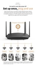 Load image into Gallery viewer, TOTOLINK A720R AC1200 WiFi Router 2.4GHz/5GHz WiFi Repeater 4*5dBi External Antennas Support IPTV