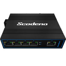 Load image into Gallery viewer, Industrial Ethernet Switch XPTN-9000-45-5TX Fast Network 5 Port 10/100Base-T DIN-rail IP40 Outdoor Network Switch 1G
