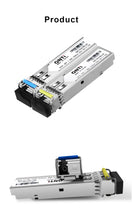 Load image into Gallery viewer, ONTi Gigabit SFP Module SM LC WDM 1.25G Bidi Single Mode Fiber Optical Transceiver LC PC/UPC/APC Fiber Cables, 1310nm/1490nm/1550nm