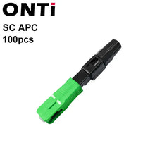 Load image into Gallery viewer, ONTi FTTH Embedded Fiber Optic Fast Connector SC APC Single Mode Fiber Optic Adapter SC UPC Cold Connection Quick Field Assembly