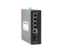 Load image into Gallery viewer, ONV Industrial POE Switch 802.3 Af/at 48V 4/8/16/24 x 10/100/1000Mbps PoE Port with 120W/240w Power Supply, 16G switching capacity