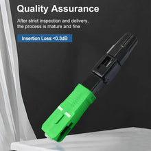 Load image into Gallery viewer, ONTi FTTH Embedded Fiber Optic Fast Connector SC APC Single Mode Fiber Optic Adapter SC UPC Cold Connection Quick Field Assembly