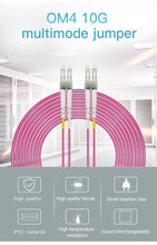 Load image into Gallery viewer, ONTi 10G Fiber Patch Cord 850nm Multi-mode DUAL OM4 LC-LC LC/UPC 1/2/3/5/10/20/30//50/80/100m Fiber Optics Patch Cable CE Certified